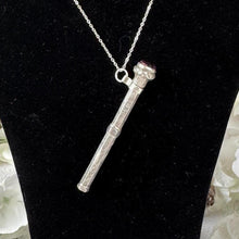 Cargar imagen en el visor de la galería, Victorian Sterling Silver Miniature Pencil Pendant, Chester 1900
