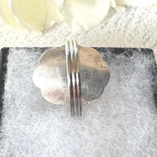 Load image into Gallery viewer, Georgian Foiled Rock Crystal & Enamel Ring : Antique Gold, Silver Neo-Renaissance Flower Ring