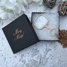 Load image into Gallery viewer, Antique Georgian Magnifying Glass Pendant: 9ct Gold Regency Era Quizzing Glass