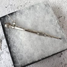 Cargar imagen en el visor de la galería, Victorian Sterling Silver Miniature Pencil Pendant, Chester 1900