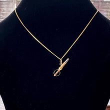 Load image into Gallery viewer, Georgian 18ct Gold Ratchet Pocket Watch Key: Antique Miniature Key Novelty Pendant/Charm/Fob