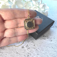 Load image into Gallery viewer, Victorian 9ct Gold Engraved Maltese Cross Hidden Locket Pendant