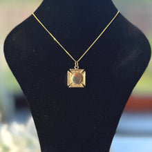 Load image into Gallery viewer, Victorian 9ct Gold Engraved Maltese Cross Hidden Locket Pendant