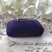 Load image into Gallery viewer, Antique Sterling Silver Hockey Stick Figural Brooch: Boxed Charles Horner Lapel Pin, Chester 1911