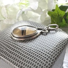 Load image into Gallery viewer, Vintage Scottish Landscape Agate Sterling Silver Pendant & Chain