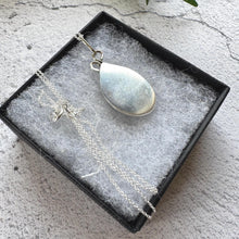 Load image into Gallery viewer, Vintage Scottish Landscape Agate Sterling Silver Pendant & Chain