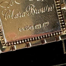 Carica l'immagine nel visualizzatore di Gallery, Antique Victorian Sterling Silver Large Book Locket Pendant: 1879 Hallmarks