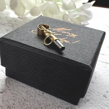 Load image into Gallery viewer, Georgian 18ct Gold Ratchet Pocket Watch Key: Antique Miniature Key Novelty Pendant/Charm/Fob