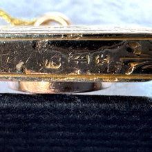 Load image into Gallery viewer, Victorian 9ct Gold Engraved Maltese Cross Hidden Locket Pendant