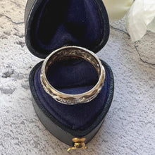 Load image into Gallery viewer, Vintage 1963 9ct Two-Tone Gold & Diamond Eternity Band Ring: Size N-1/2, US 7