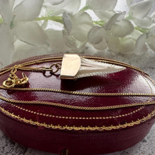 Load image into Gallery viewer, Antique 9ct Gold Shark Tooth Pendant, Great White, South Africa 1919: Optional Gold Chain