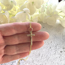 Load image into Gallery viewer, Victorian 15ct Gold Ankh Cross Pocket Watch Key Pendant Charm: Rare Antique Jewellery