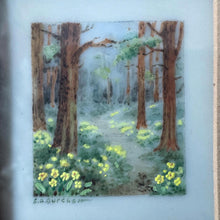Charger l'image dans la galerie, Antique French Gilt Minature Landscape Painting In Original Moseley Ware Fitted Cabinet Case