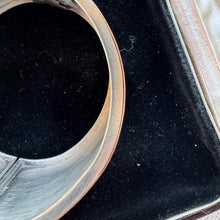 Charger l'image dans la galerie, Victorian Sterling Silver & 9ct Rose Gold Bangle c1860