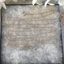 Load image into Gallery viewer, Victorian 18ct Rolled Gold Guard Chain Necklace: Antique 58" Gold-Filled Muff Chain With Dog-Clip & Spring Ring