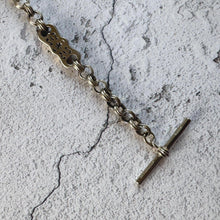 Cargar imagen en el visor de la galería, Victorian ALBO SILVER Fancy Albert Pocket Watch Chain: Mens Collectible Antique Jewellery