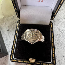 Load image into Gallery viewer, Alexander Ritchie Iona Silver Viking Longship Ring – Scottish Arts & Crafts Celtic Shield Ring