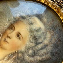 Load image into Gallery viewer, Georgian Signed Portrait Miniature of a Lady, Ormolu Pendant Frame, Cased