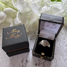 Load image into Gallery viewer, Alexander Ritchie Iona Silver Viking Longship Ring – Scottish Arts & Crafts Celtic Shield Ring