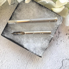 Load image into Gallery viewer, Antique Victorian Sterling Silver Travelling Dip Pen by Sampson Mordan