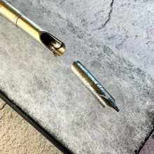 Load image into Gallery viewer, Antique Victorian Sterling Silver Travelling Dip Pen by Sampson Mordan