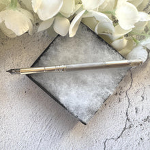 Load image into Gallery viewer, Antique Victorian Sterling Silver Travelling Dip Pen by Sampson Mordan