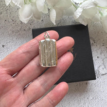 Load image into Gallery viewer, Rare Georgian Silver Miniature Cigar Box Vinaigrette Pendant