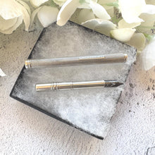 Load image into Gallery viewer, Antique Victorian Sterling Silver Travelling Dip Pen by Sampson Mordan