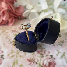 Charger l'image dans la galerie, Antique Victorian Natural Opal & Diamond Daisy Cluster Ring, Size UK T, US 9-1/2