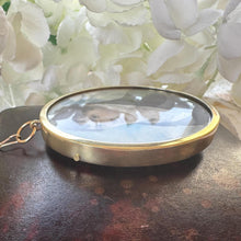 Load image into Gallery viewer, Antique Georgian Portrait Miniature Pendant of a Gentleman: Romantic Regency Keepsake, circa 1805–1820