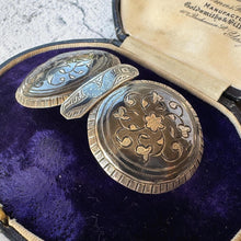 Charger l'image dans la galerie, Rare Antique Imperial Russian Niello Silver Zoomorphic Belt Buckle, Dated 1872, Caucasus Dagestan