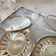 画像をギャラリービューアに読み込む, Victorian Sterling Silver Locket, Engraved and Dated 1875, Oval Antique Photo Keepsake Pendant