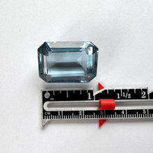 Load image into Gallery viewer, Exceptional 72.92ct London Blue Topaz, Emerald Cut Large Loose Gemstone, Vintage 1970s