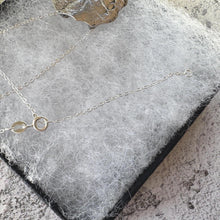 Load image into Gallery viewer, Vintage Sterling Silver & Pearl Water Lily Leaf Pendant Necklace. Art Nouveau Style Convertible Brooch