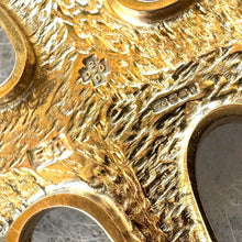 画像をギャラリービューアに読み込む, Vintage 9ct Gold Opal Gothic Cross Pendant, Millennium Hallmarked