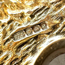 画像をギャラリービューアに読み込む, Vintage 9ct Gold Opal Gothic Cross Pendant, Millennium Hallmarked