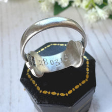 Charger l'image dans la galerie, 1938 Sterling Silver Statement Ring | Birmingham Hallmarked | St John Ambulance Bar | Reimagined Antique Silver