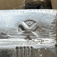 Charger l'image dans la galerie, Antique Sterling Silver Vesta Case Pendant, 1912 Birmingham Haseler, Engraved 1889–1914 Memorial Match Safe Necklace