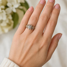 Carica l'immagine nel visualizzatore di Gallery, 1970s Diamond Solitaire Ring, 18ct Gold, High-Set Statement Mount
