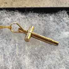 Charger l'image dans la galerie, Victorian 15ct Gold Ankh Cross Pocket Watch Key Pendant Charm