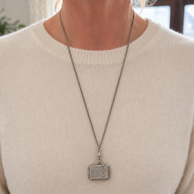 Load image into Gallery viewer, Antique Sterling Silver Miniature Vesta Match Safe Pendant, Chester 1901 Payton Pepper, Victorian Chatelaine Accessory