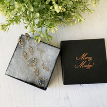 Cargar imagen en el visor de la galería, Edwardian Paste Diamond & Sapphire Lavalier Necklace