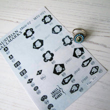 Cargar imagen en el visor de la galería, Antique Austro Hungarian Turquoise & Pearl Ring - MercyMadge