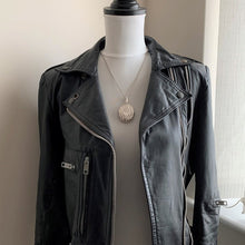 Load image into Gallery viewer, Vintage Sterling Silver Large Victorian Style Book Chain Locket - MercyMadge