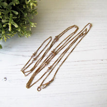 Charger l'image dans la galerie, Antique Gold Guard Chain, Sautoir Necklace, Kollmar & Jourdan, Germany. - MercyMadge