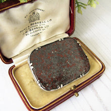 Charger l'image dans la galerie, Antique Scottish Silver & Jasper Brooch
