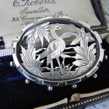 Cargar imagen en el visor de la galería, Victorian Aesthetic Sterling Silver Brooch