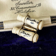 画像をギャラリービューアに読み込む, Victorian Stanhope Miniature Binocular Fob