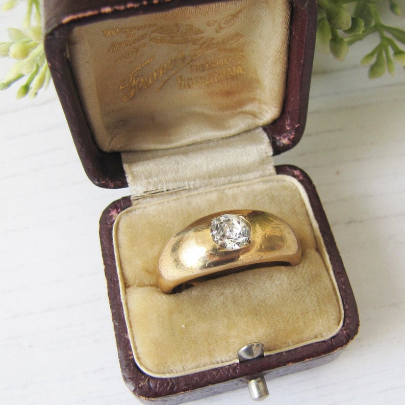 Rolled on sale gold ring