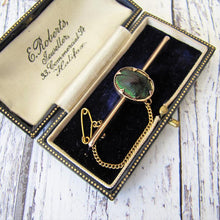 Cargar imagen en el visor de la galería, Victorian 9ct Rose Gold Scarab Beetle Brooch/Cravat Pin - MercyMadge